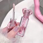 برق لب مایع گه گه بیر مدل قلبی به همراه روغن لب کد 01 - Image 4