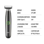 ماشین اصلاح موی بدن و صورت اچ تی سی مدل بادی گروم GT-288 - Image 3