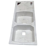 سینک ظرفشویی گرانیت توکار دو لگنه پارادایز مدل Vincenzo-401-WBG - Image 3