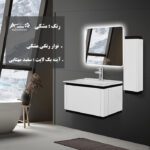روشویی آزالیا مدل Sarina01 به همراه آینه بک لایت و باکس - Image 2