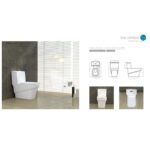 توالت فرنگی گلسار مدل یونیک - Image 3