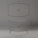 روشویی مدل مستطیل - Image 2