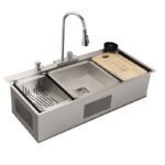 سینک ظرفشویی استیل توکار یک لگنه متا مدل ML104 - Image 3