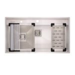 سینک ظرفشویی استیل توکار دو لگنه مدل پریمو 90  - Image 4