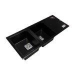 سینک ظرفشویی گرانیت توکار دو لگنه پارادایز مدل ITALY-404-BAKLIL - Image 2