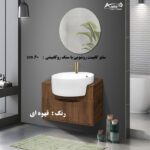 ست کابینت روشویی آزالیا مدل Milana60 به همراه آینه - Image 2
