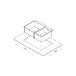سینک ظرفشویی استیل کن مدل BCN-303-74 - Image 2