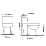 توالت فرنگی دو زمانه مدل کاتیا دنیز - Image 2