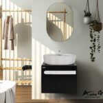 ست کابینت روشویی آزالیا مدل ellipse11 به همراه آینه - Image 3
