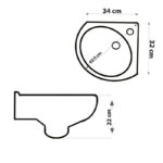 کاسه روشویی کنج آرمیتاژ مدل 45 - Image 5