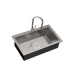 سینک ظرفشویی استیل بیمکث مدل 724 توکار - Image 3