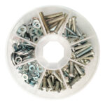 پیچ و مهره و واشر هامر مدل M3-M4-M5 بسته 180 عددی - Image 2