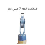 ابزار پرداخت لبه چرم مدل thickness 7 mm - Image 3
