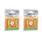 باتری قلمی قابل شارژ سی.اف.ال مدل 1350mAh بسته 4 عددی - Image 2