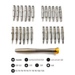 پیچ گوشتی ساعتی مدل HS25 مجموعه 25 عددی - Image 7
