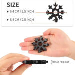 ابزار چندکاره هارمن مدل SNOW FLAKE BLACK 18 IN 1 - Image 13