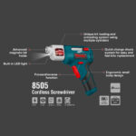 پیچ گوشتی شارژی رونیکس مدل 8505 مجموعه 32 عددی - Image 4