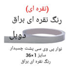 نوار لبه پی وی سی مدل 1×36 نقره ای رول 5 متری - Image 2