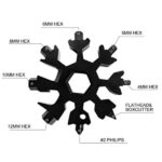 ابزار چندکاره هارمن مدل SNOW FLAKE BLACK 18 IN 1 - Image 17